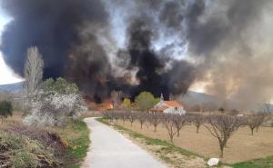 Planuo požar u dolini Neretve na granici BiH i Hrvatske